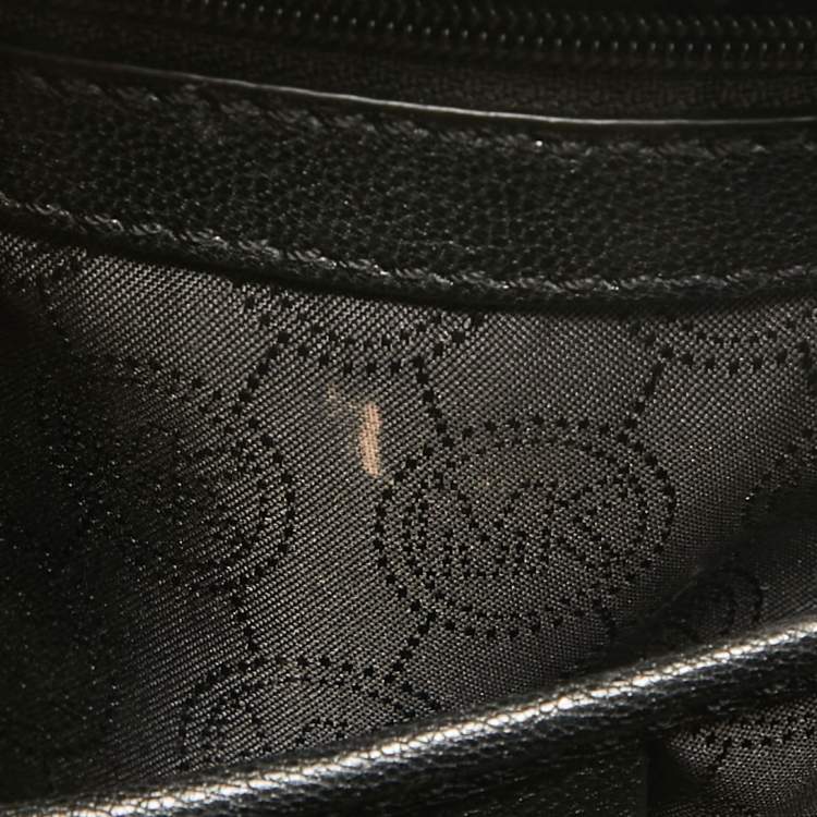 Pre Owned MICHAEL Michael Kors Black/Brown Leopard Print Calfhair and Leather Astrid Tote