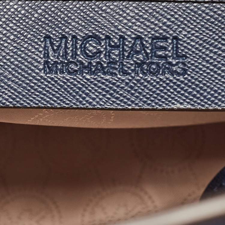 Pre Owned MICHAEL Michael Kors Tri Color Leather Medium Selma Satchel