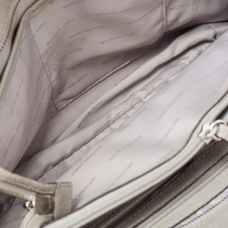 Pre Owned MICHAEL Michael Kors Grey Leather Anabelle Tote
