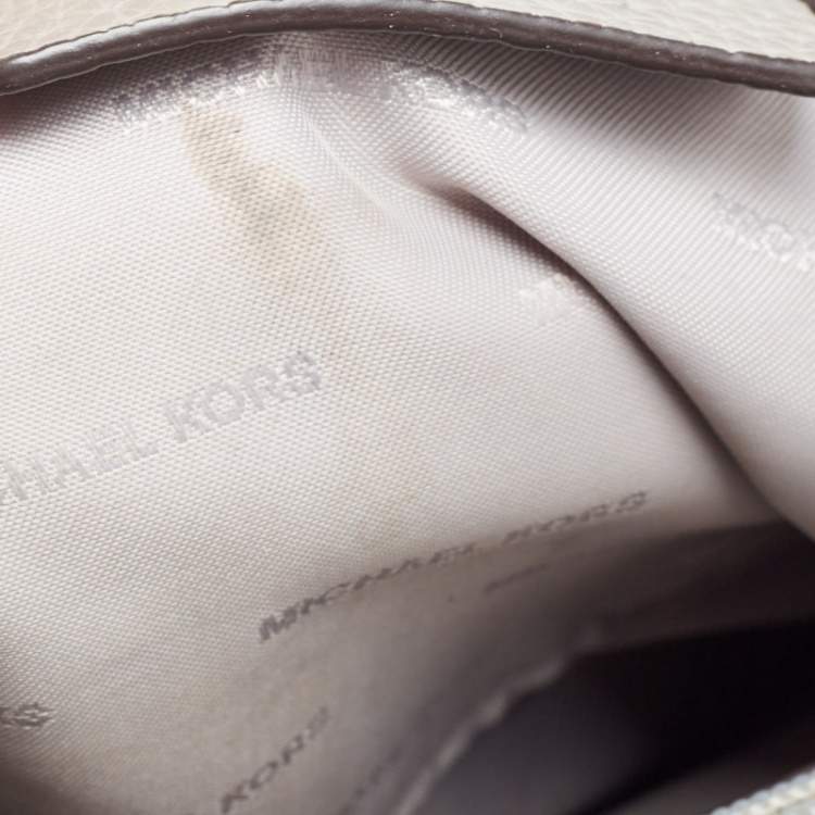 Pre Owned MICHAEL Michael Kors Grey Leather Anabelle Tote