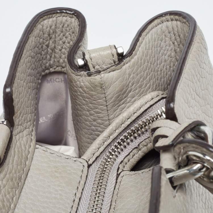 Pre Owned MICHAEL Michael Kors Grey Leather Anabelle Tote