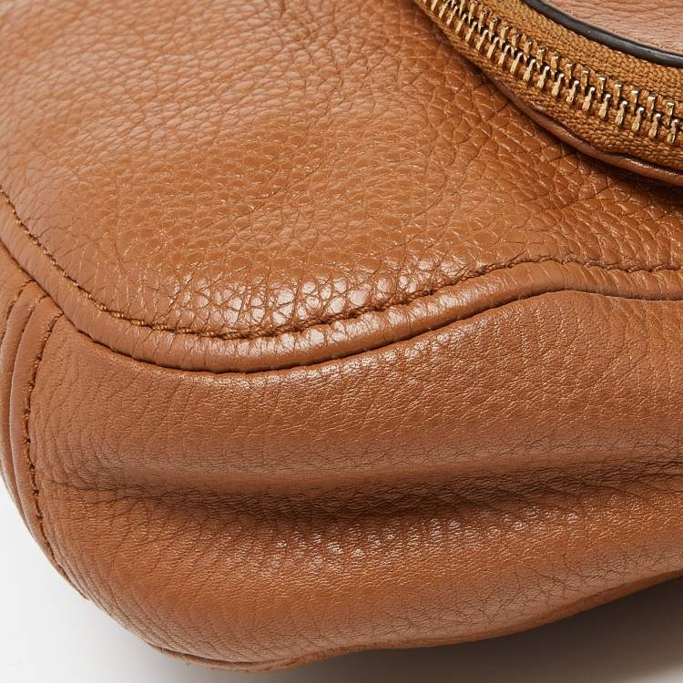 Pre Owned MICHAEL Michael Kors Brown  Leather Bedford Crossbody Bag