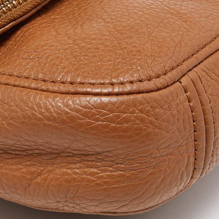 Pre Owned MICHAEL Michael Kors Brown  Leather Bedford Crossbody Bag