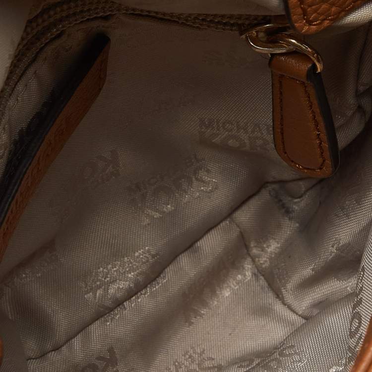 Pre Owned MICHAEL Michael Kors Brown  Leather Bedford Crossbody Bag