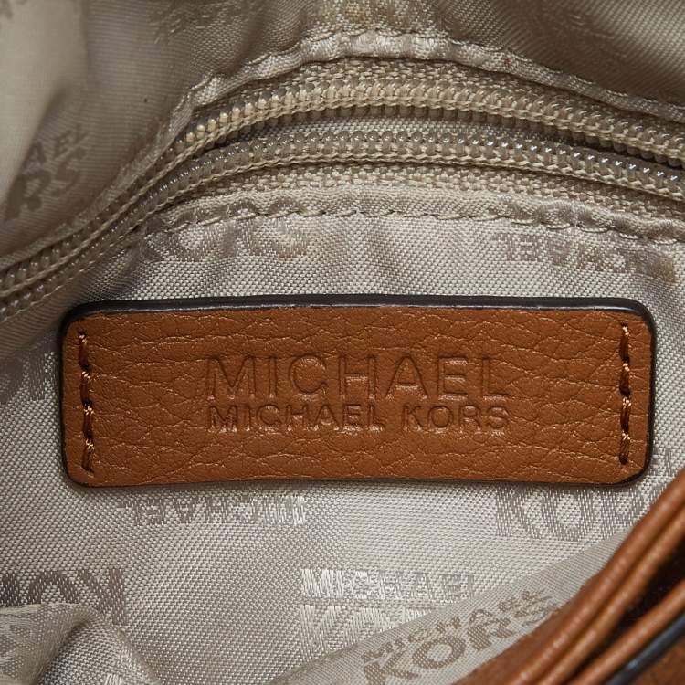 Pre Owned MICHAEL Michael Kors Brown  Leather Bedford Crossbody Bag