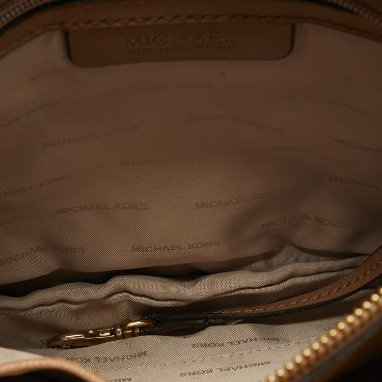 Pre Owned MICHAEL Michael Kors Navy Blue Grain Leather Large Mercer Tote