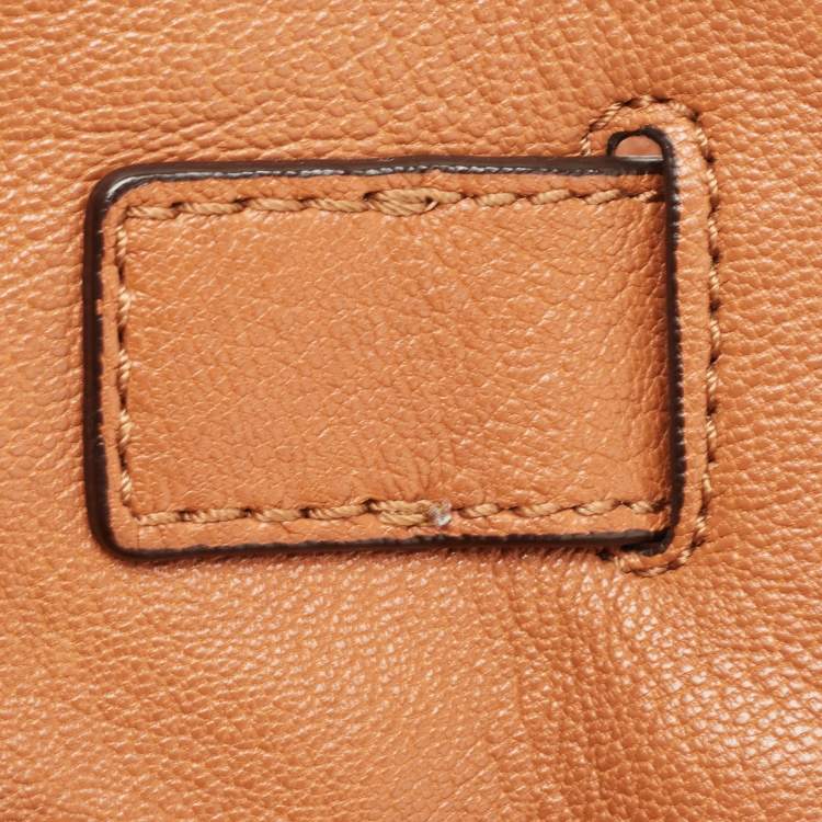 Pre Owned MICHAEL Michael Kors Brown Leather Medium Hamilton East West Tote