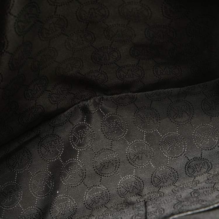 Pre Owned MICHAEL Michael Kors Black Saffiano Leather Large Cynthia Tote