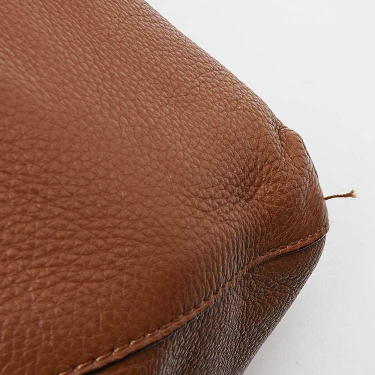 Pre Owned MICHAEL Michael Kors Brown Leather Chain Tote 