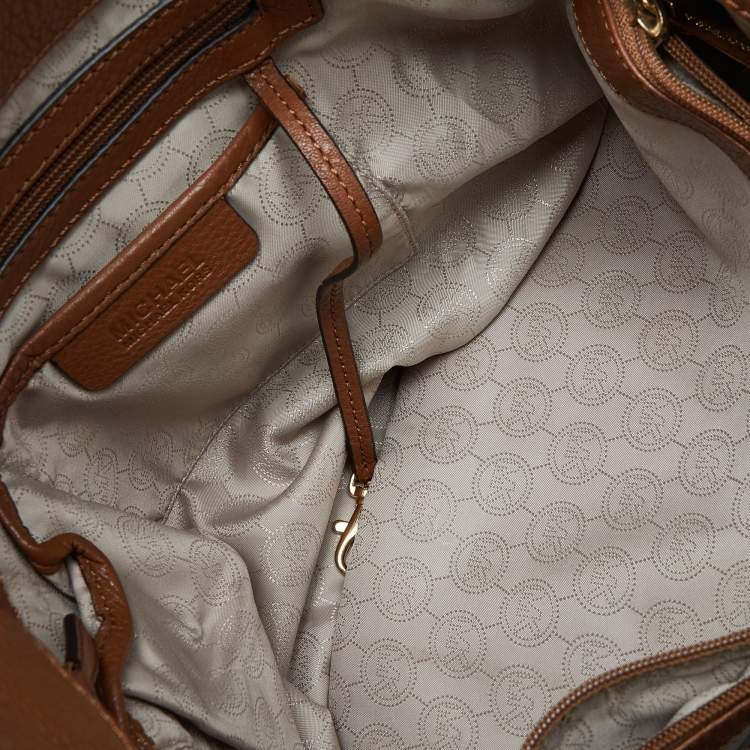 Pre Owned MICHAEL Michael Kors Brown Leather Chain Tote 