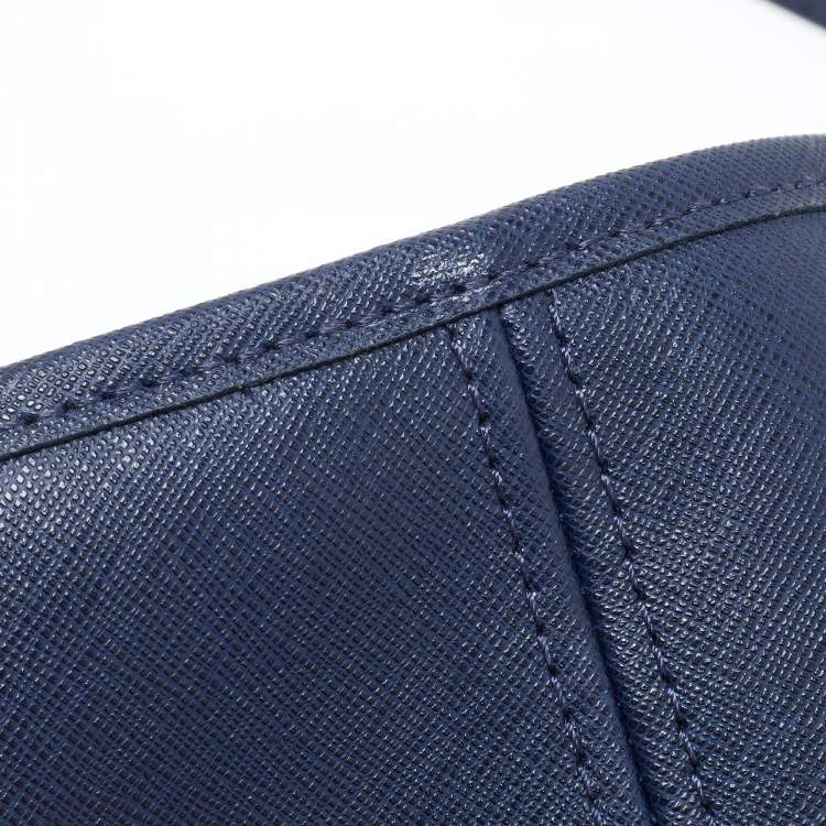 مملوكة مسبقًا MICHAEL Michael Kors Navy Blue Leather Large Jet Set Travel Tote