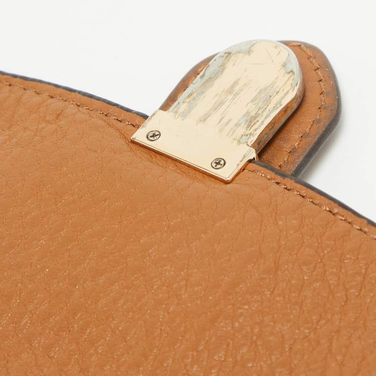 Pre Owned MICHAEL Michael Kors Brown Leather Flap Crossbody Bag