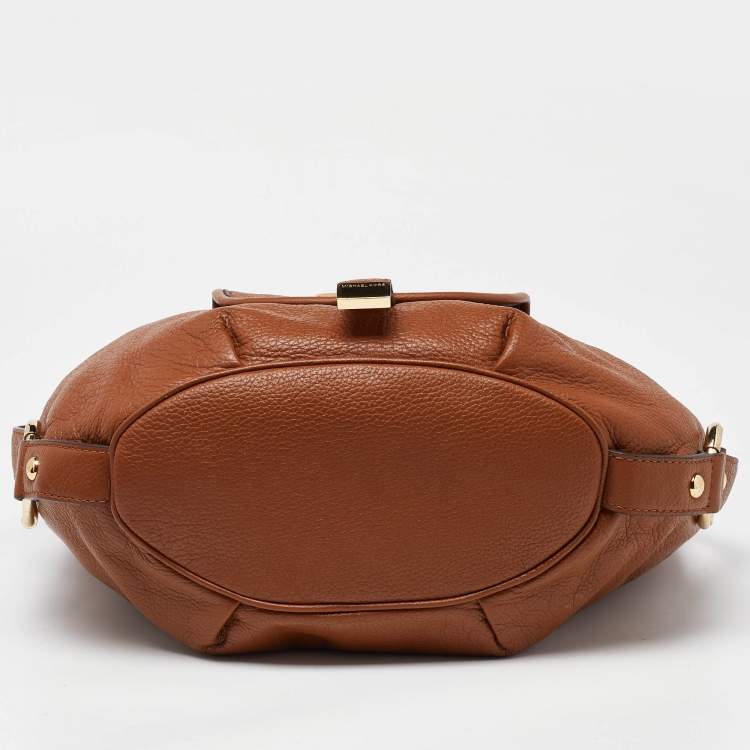 Pre Owned MICHAEL Michael Kors Brown Leather Fulton Hobo