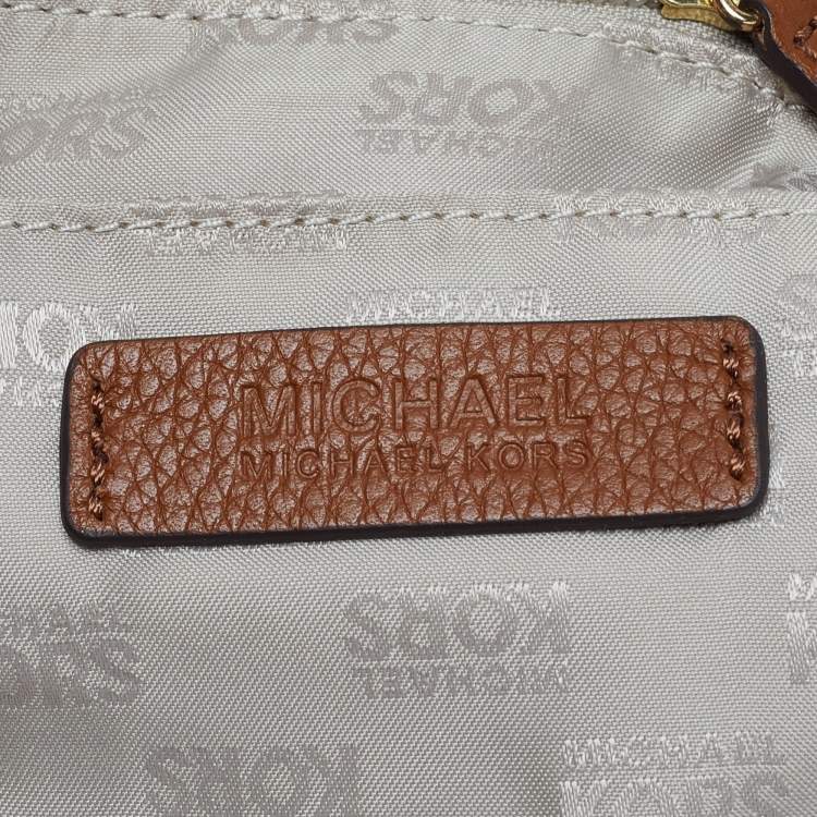 Pre Owned MICHAEL Michael Kors Brown Leather Fulton Hobo