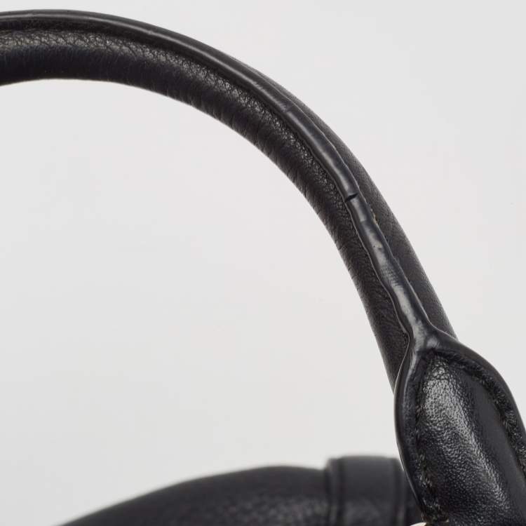 Pre Owned MICHAEL Michael Kors Black Leather Bedford Satchel