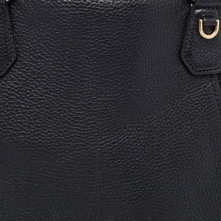 Pre Owned MICHAEL Michael Kors Black Leather Fulton Tote