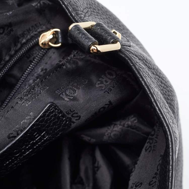 Pre Owned MICHAEL Michael Kors Black Leather Fulton Tote