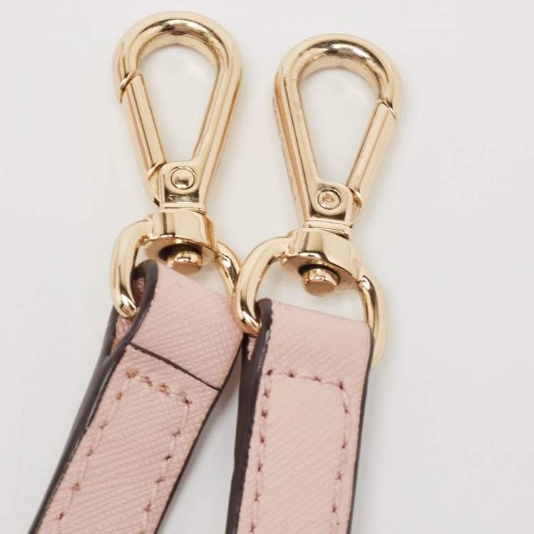 Pre Owned MICHAEL Michael Kors Pink Saffiano Leather Medium Selma Crossbody Bag