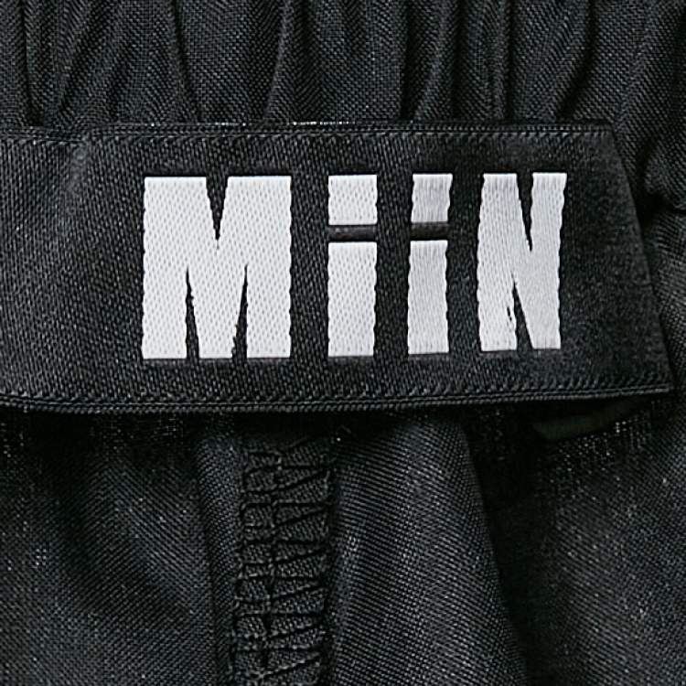 مملوكة مسبقًا بنطلون MiiN كريب أسود قصات مقاس متوسط - ميديوم