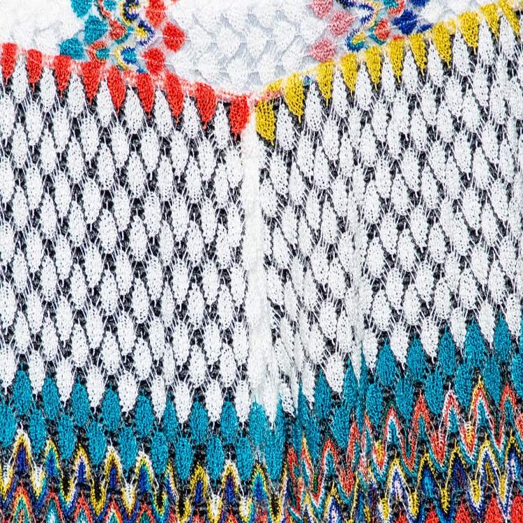 مملوكة مسبقًا Missoni Mare Multicolored Striped Knitted High Waisted Palazzos S