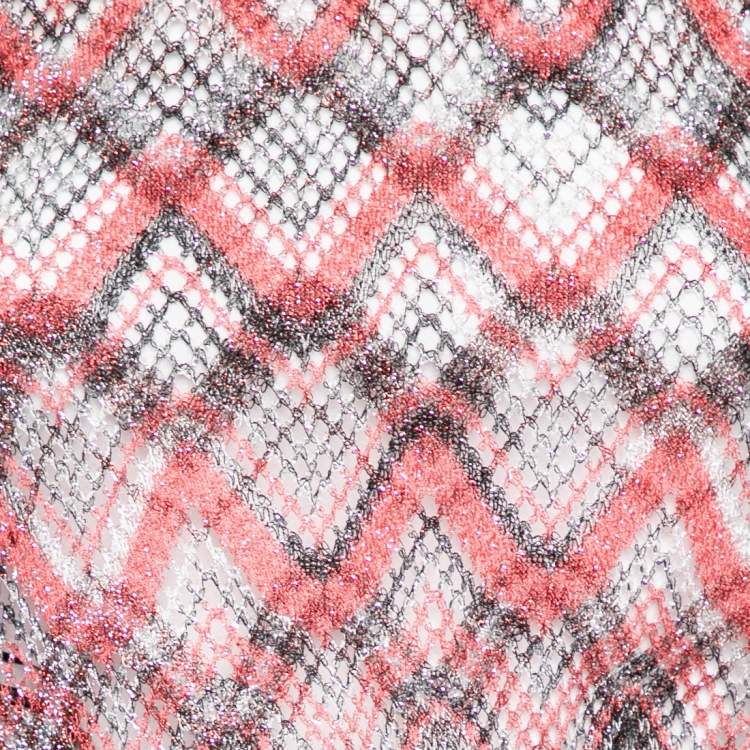 Pre Owned Missoni Mare Multicolor Patterned Lurex Knit Jumpsuit S