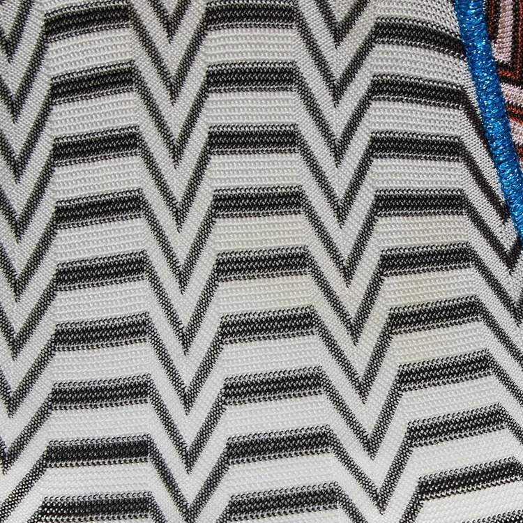 Pre Owned Missoni Mare Multicolor Knit V-Neck Maxi Kaftan M