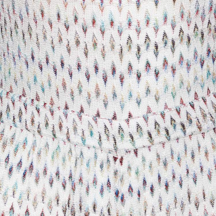 Pre Owned Missoni Mare Multicolor Lurex Knit Halter Neck  Jumpsuit S