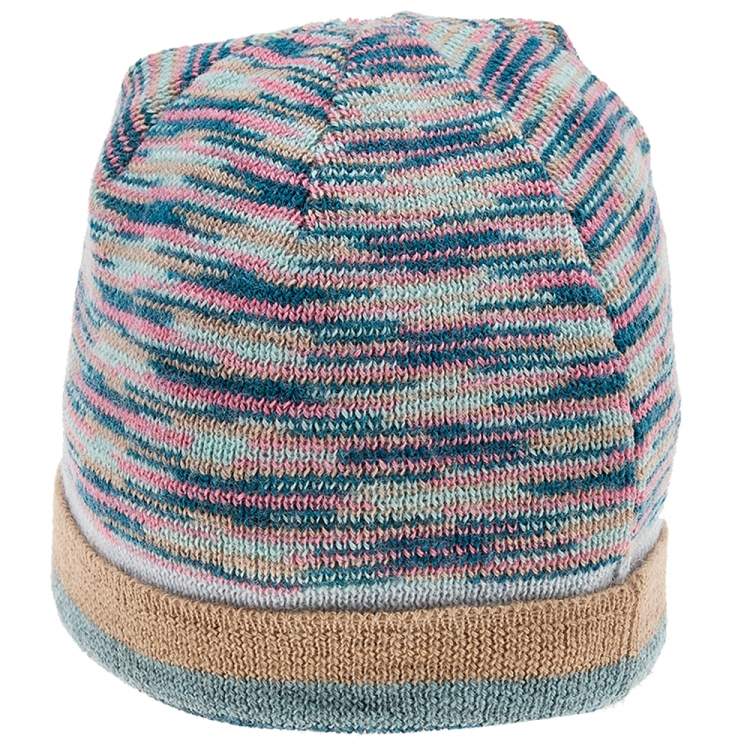 Pre Owned Missoni Multicolor Patterned Wool Knit Beanie