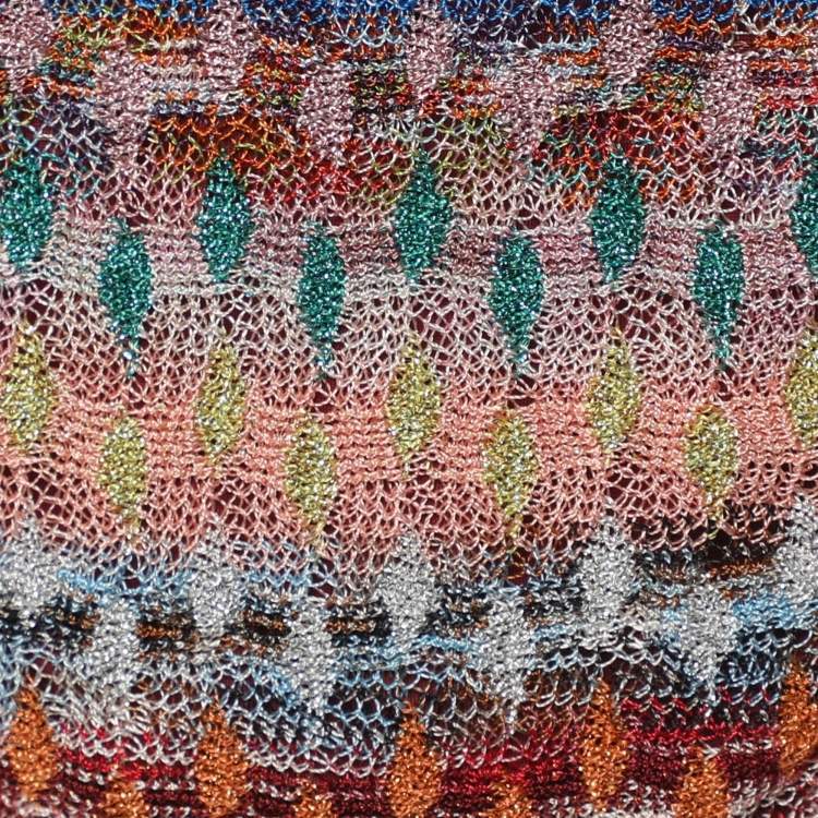 Pre Owned Missoni Multicolor Lurex Knit Bikini M