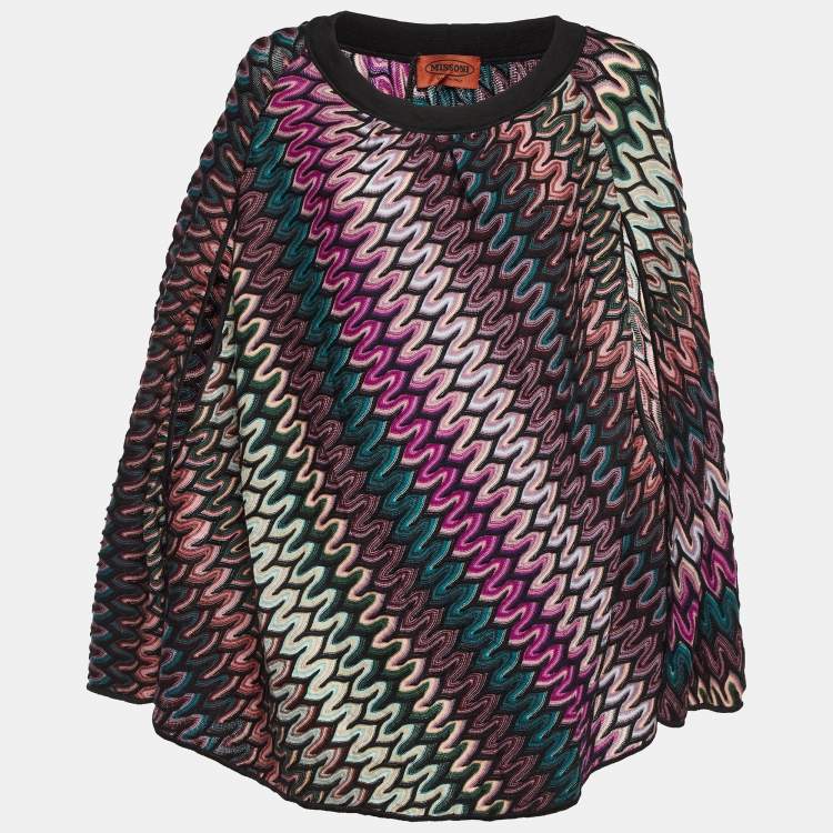 Pre Owned Missoni Multicolor Patterned Knit Top S