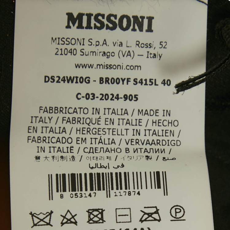 Pre Owned طقم تريكوت ميزوني لوريكس متعرج وردي صغير