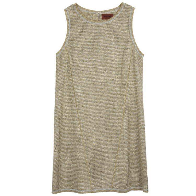 Pre Owned Missoni Metallic Dress Suit S