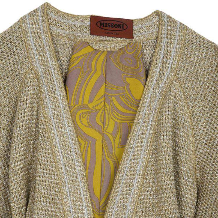 Pre Owned Missoni Metallic Dress Suit S