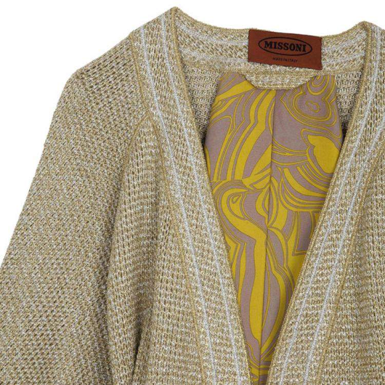 Pre Owned Missoni Metallic Dress Suit S