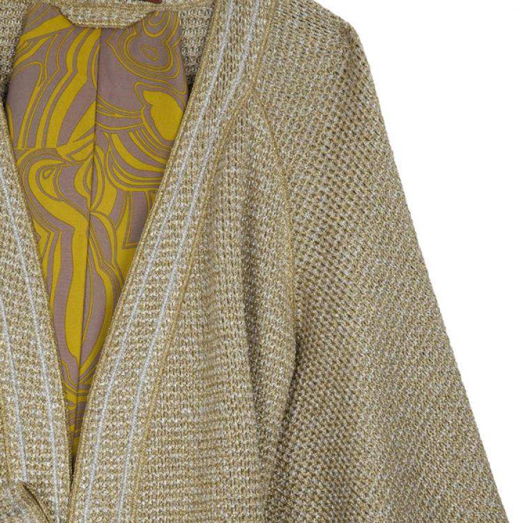 Pre Owned Missoni Metallic Dress Suit S