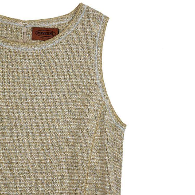 Pre Owned Missoni Metallic Dress Suit S