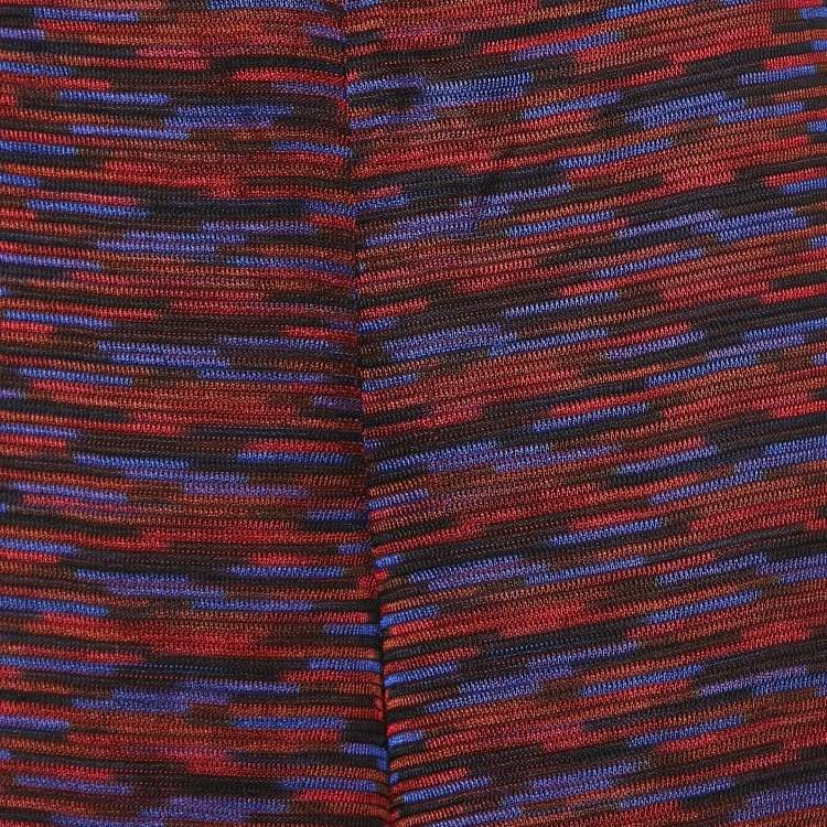 Pre Owned Missoni Multicolor Patterned Knit Pants XL
