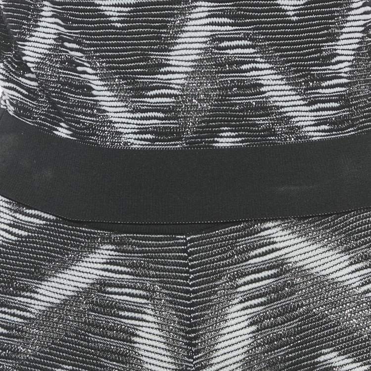 Pre Owned Missoni Sport Black Lurex Knit Activewear Set XS/S