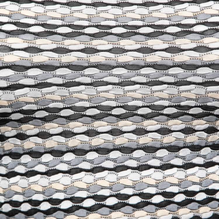 Pre Owned Missoni Sport Multicolor Patterned Knit Halter Neck Dress S