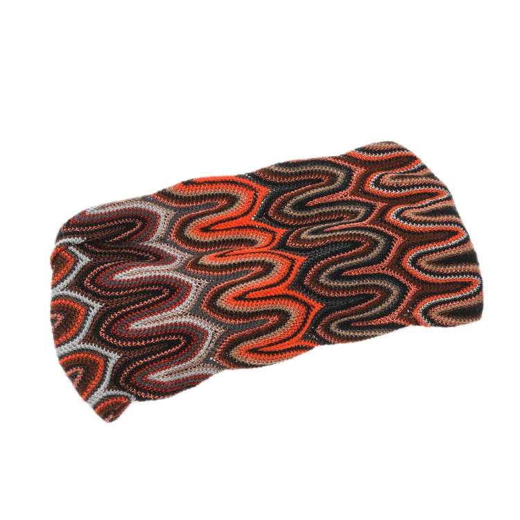 Pre Owned Missoni Multicolor Wool Blend Headband