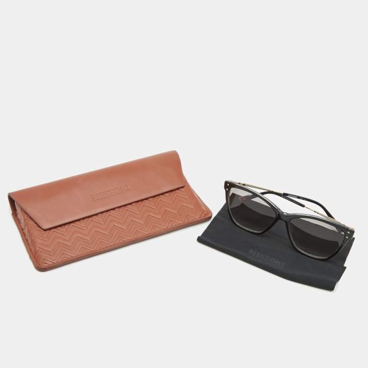 Pre Owned Missoni Black MIS0003/S Gradient Cat Eye Sunglasses