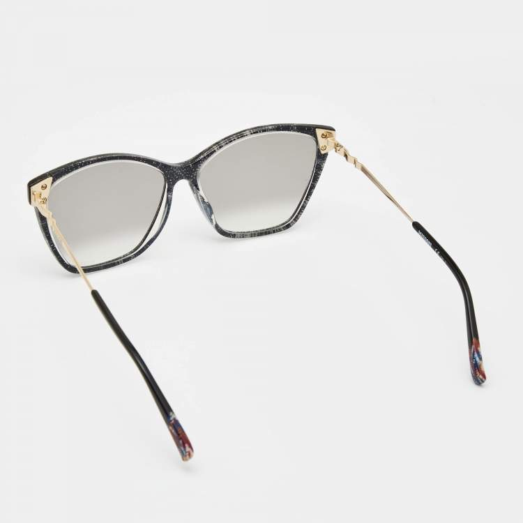 Pre Owned Missoni Black MIS0003/S Gradient Cat Eye Sunglasses