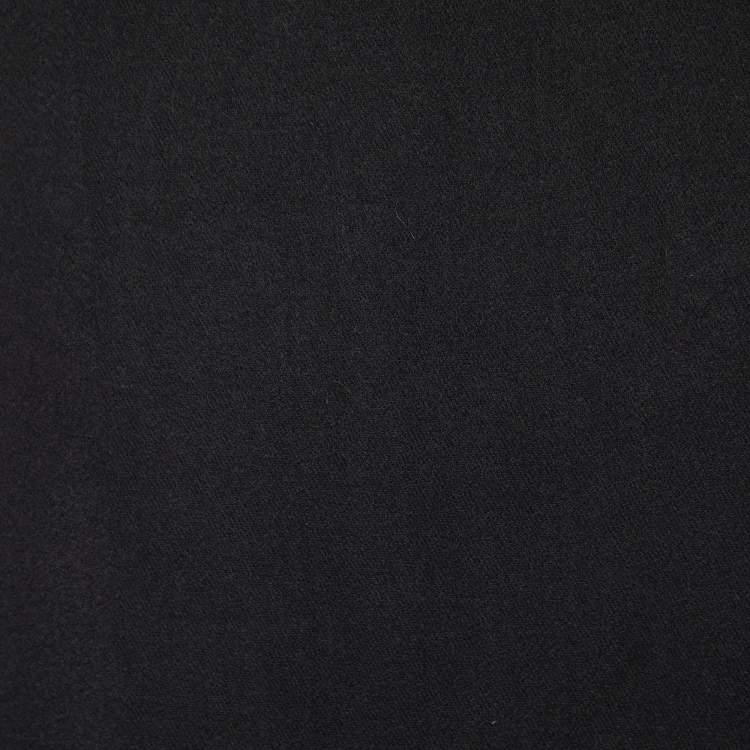 مملوكة مسبقًا Missoni Black Polyester Fringed Scarf