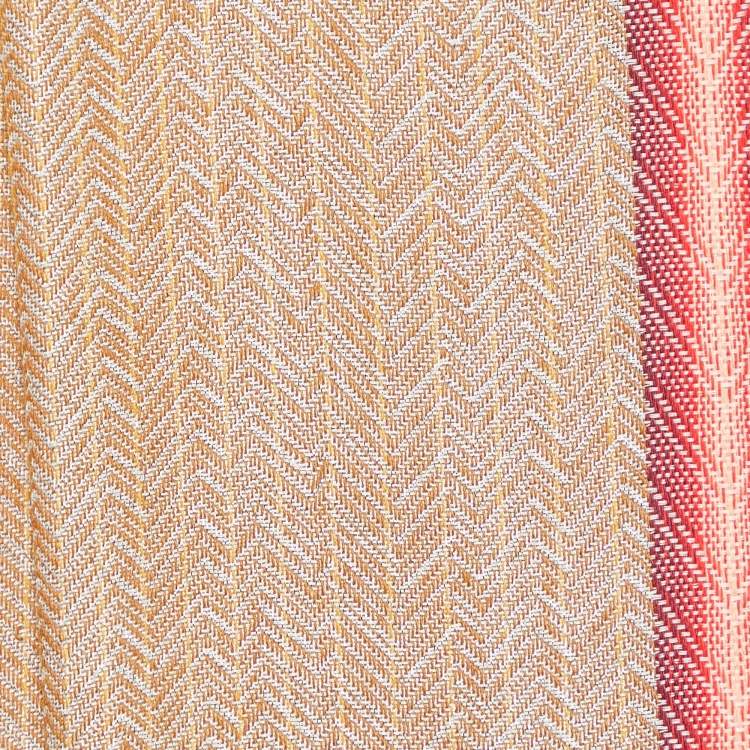 مملوكة مسبقًا Missoni Vintage Multicolor Lurex Knit Fringed Scarf