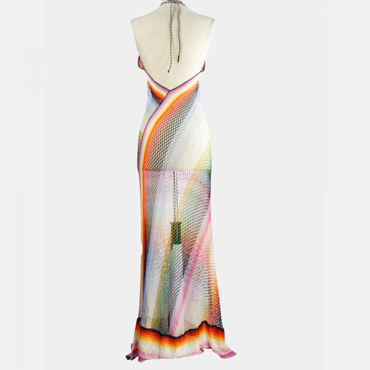 Pre Owned Missoni Multicolor Sleeveless Maxi Dress IT 40