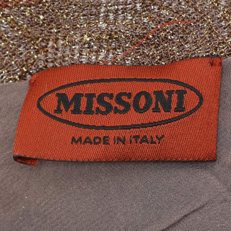 مملوكة مسبقًا Missoni Multicolor Knit Dress S