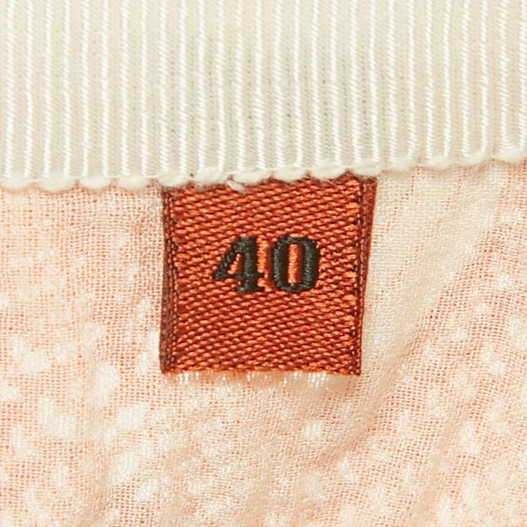 Pre Owned Missoni Multicolor Zig Zag Knit Mini Skirt S