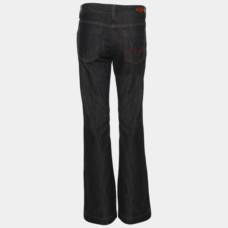 Pre Owned Missoni Indigo Denim Flared Pants M