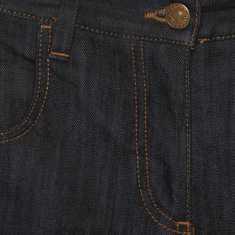 Pre Owned Missoni Indigo Denim Flared Pants M
