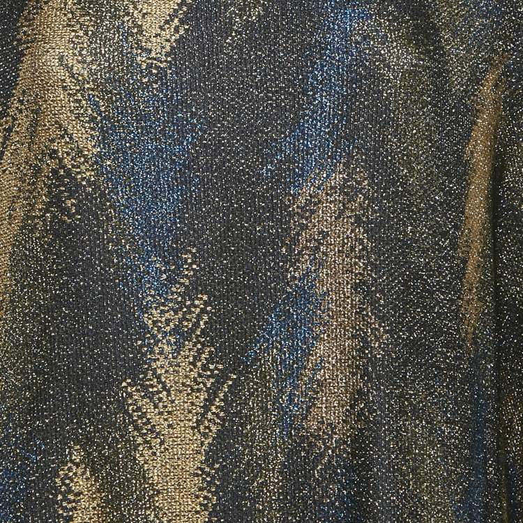 Pre Owned Missoni Multicolor Lurex Knit Maxi Dress M